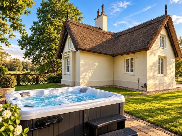 Chocolate Box Thatched Lodge by the Lake - B&B Hemingford Grey