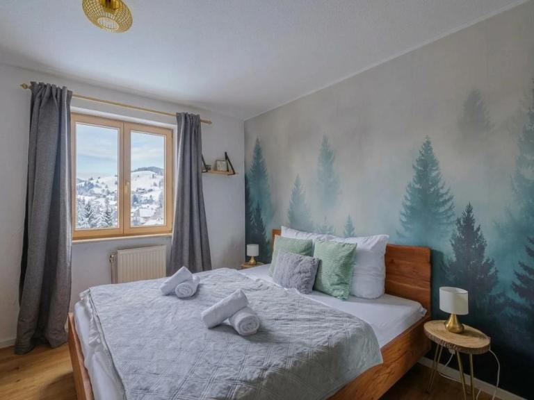Fewo Waldgeflüster mit Bergpanorama und Sauna im Haus - Lift und Loipe fußläufig - Ferienwohnung Todtnauberg