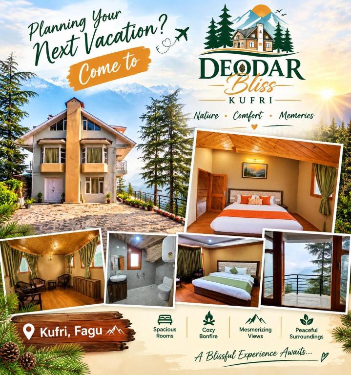Deodar Bliss-Kufri Hill View Retreat - B&B Chiyog