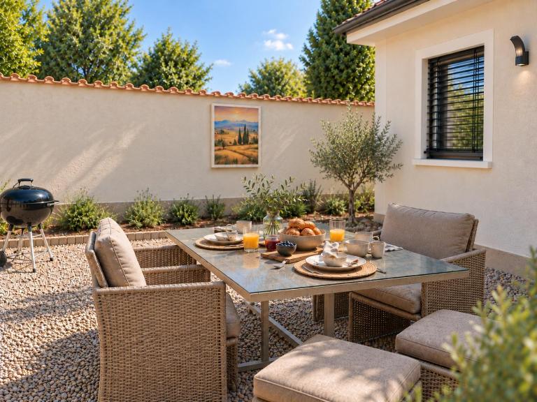 Cozy Countryside Studio Apartment mit Terrasse nahe Friedrichshafen und Bodensee - Chambres d'hôtes Meckenbeuren
