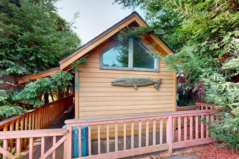 Peaceful dog-friendly cabin on the coast with great deck views - Ferienwohnung Brookings