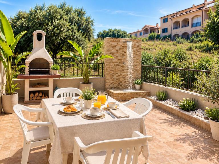 Villetta con giardino e Bbq al centro di Villasimius - B&B Villasimius