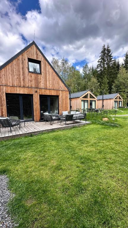 Glamping Lesní Louka - Velké Dářko, Vysočina - B&B Polnička
