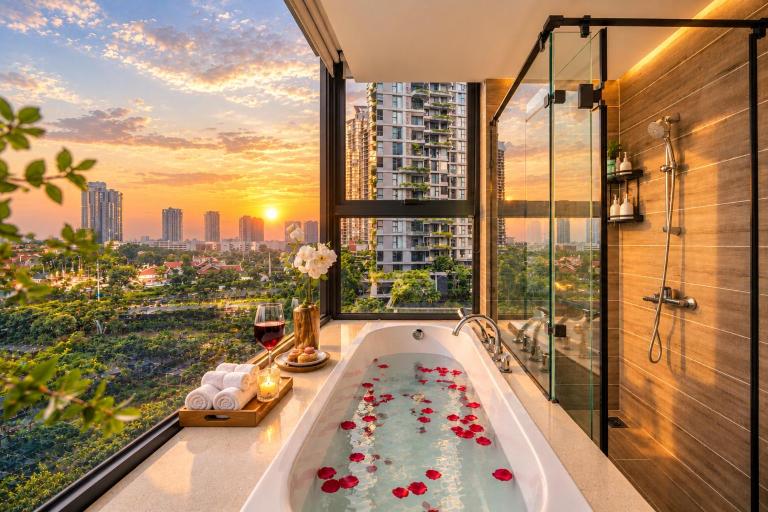 COLAHA Luxury Onsen 3BR - Swanlake Ecopark Hanoi - B&B Cong Luận
