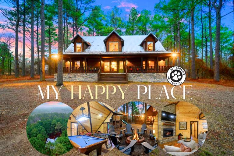 StayHocha Group Getaway with Forest Views Pets ok - B&B Broken Bow