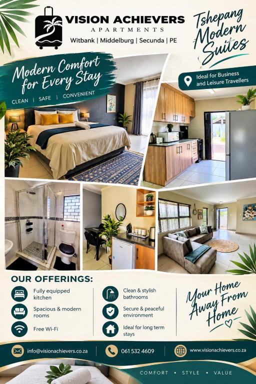 Tshepang Modern Suites Secunda - B&B Secunda