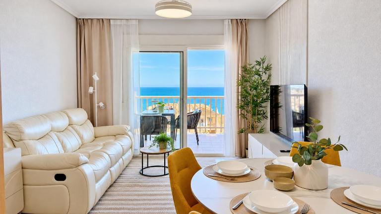 Apartamento 2 dormitorios El Balcon del mar, 200m playa - B&B Playas de Orihuela
