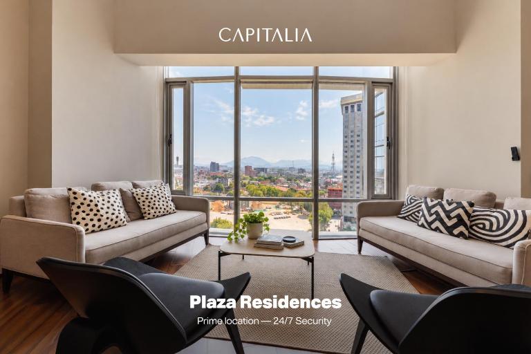 Capitalia Plaza Residences Reforma - Bed and Breakfast Mexico-stad