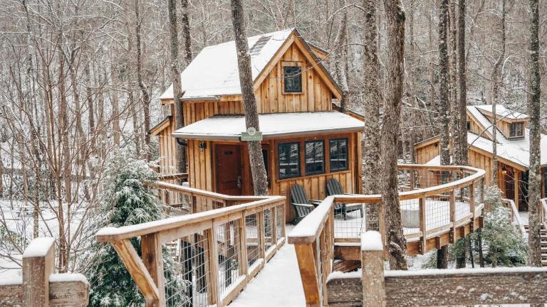 The Hemlock in Treehouse Grove at Norton Creek - B&B Gatlinburg