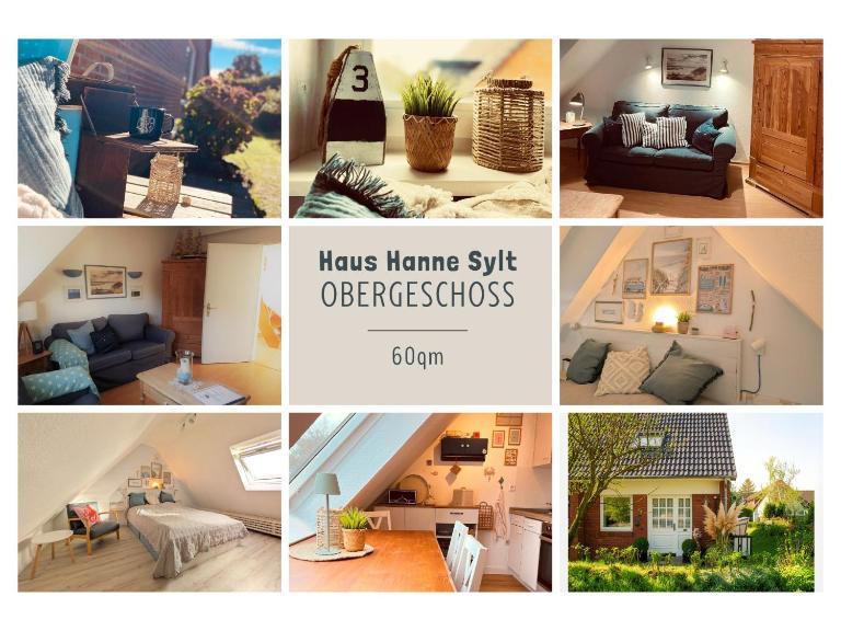 Haus Hanne Sylt Wohnung Obergeschoss - Ferienwohnung Sollwitt