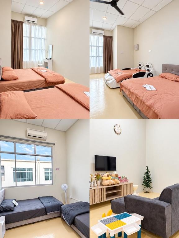 KB Penang Guest House Cozy 2-10pax 3BRoom Fully Aircond near Water Park - B&B Kepala Batas