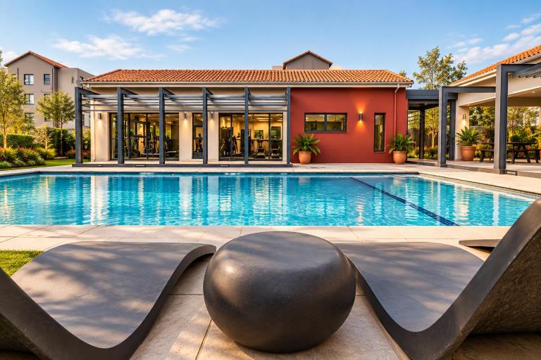 The Royale Stays - Apartment with Pool & Gym near Fourways Mall and Hospital - Chambres d'hôtes Centane