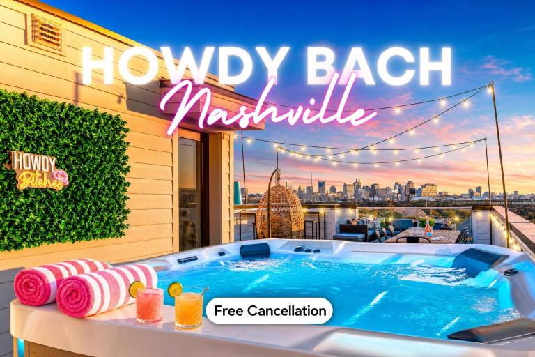 Downtown Nashville Hot Tub Game Room Karaoke - B&B Nashville