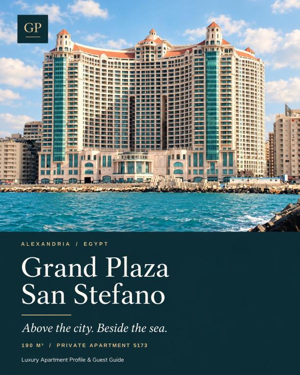 LUXURY HOTEL APARTMENT at GRAND PLAZA SAN STEFANO, PRIME LOCATION with access to MEGA MALL and FOUR SEASONS'S RESTAURANTS - B&B Alessandria d'Egitto