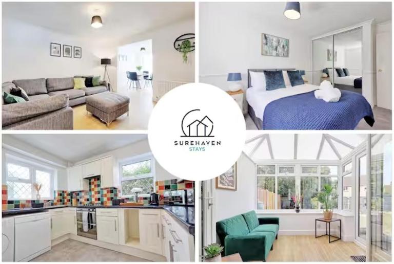 Surehaven Stays Great Notley Three Bedroom Home - B&B Great Notley
