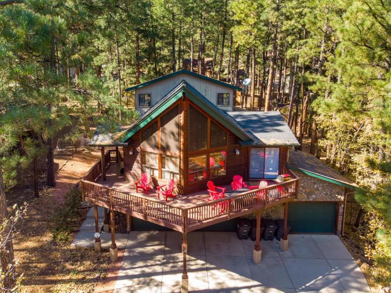 Chalet in the Pines Spa Game Room Wraparound Deck - Ferienwohnung Flagstaff