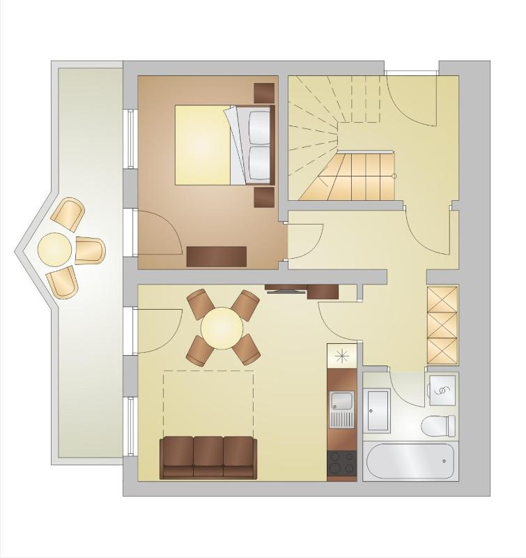 Comfort One-Bedroom Apartment image 4