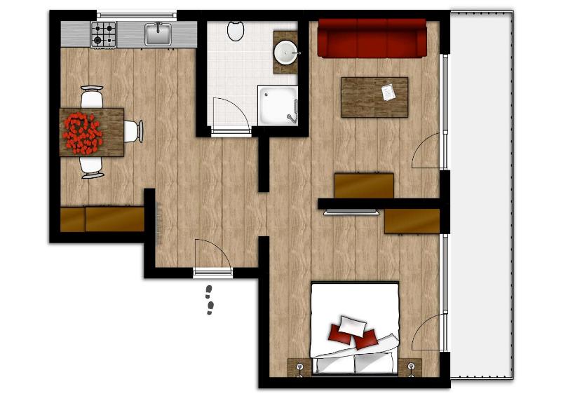 Apartment with Garden View image 2