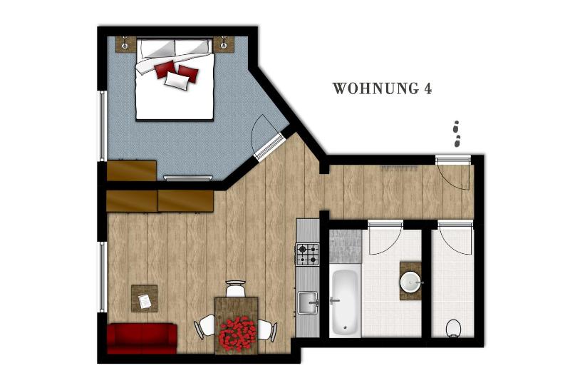One-Bedroom Apartment image 2