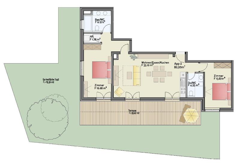 Comfort Two-Bedroom Apartment image 3