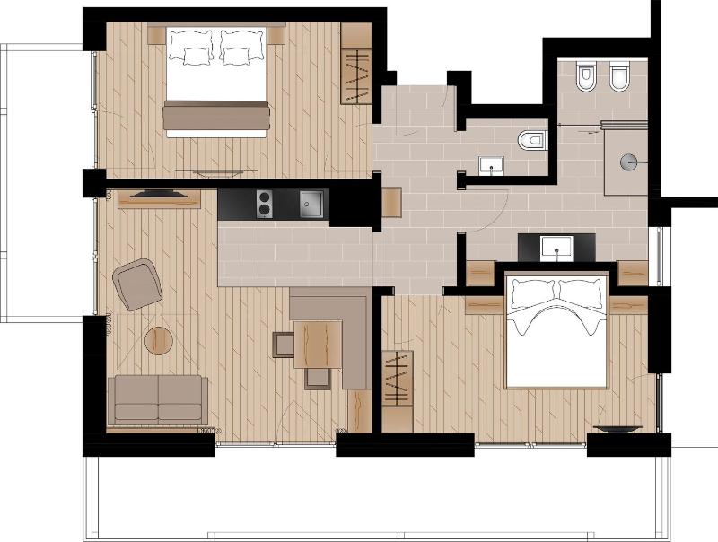 Two-Bedroom Apartment image 4