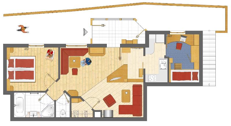 Apartment with Mountain View image 3