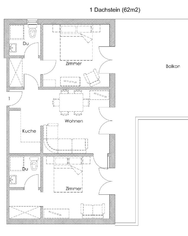 Two-Bedroom Apartment with Terrace and Balcony image 2