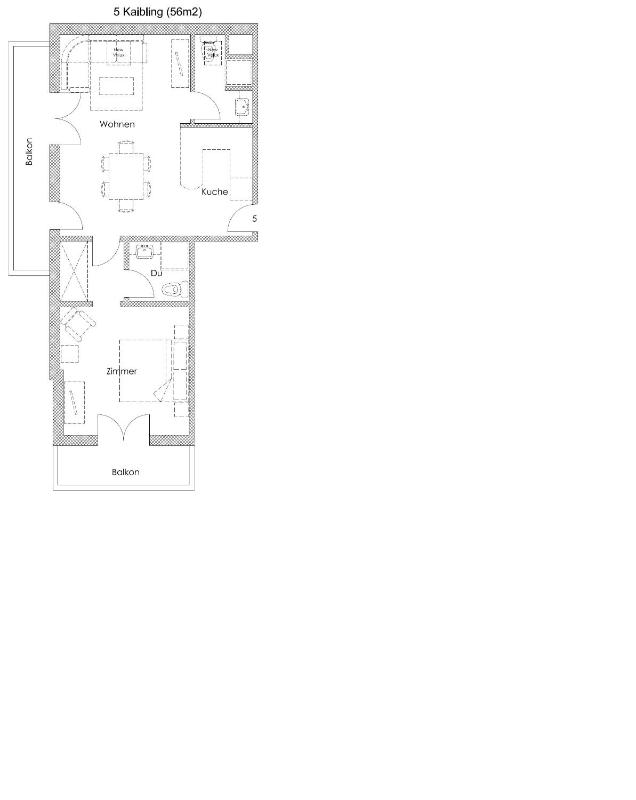 Large One-Bedroom Apartment with Balcony image 2