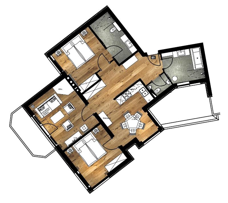 Two-Bedroom Apartment image 3