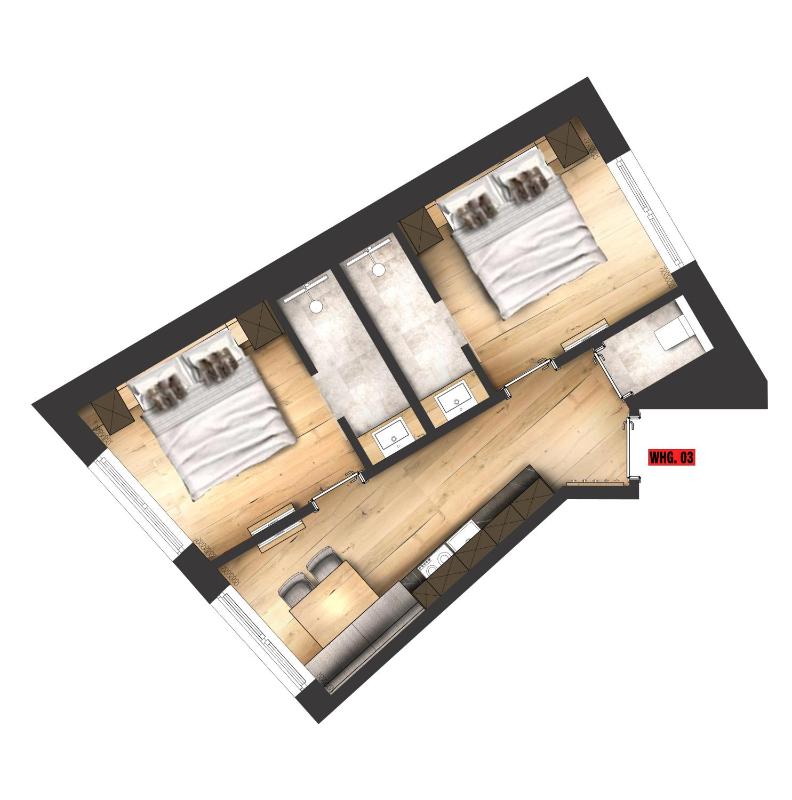 Two-Bedroom Apartment image 3