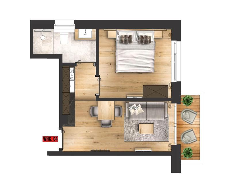 One-Bedroom Apartment image 3