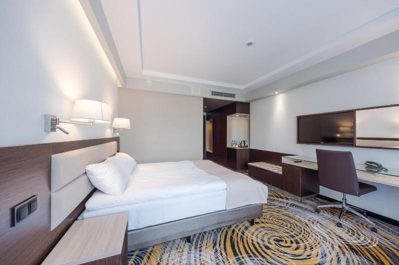Room with 1 big bed and balcony image 4