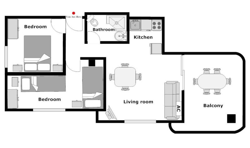 Two-Bedroom Apartment with Balcony image 2