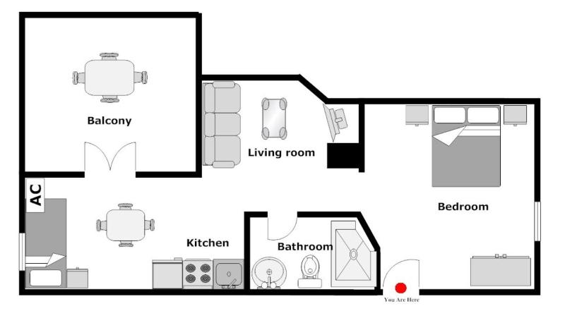 Studio with Sea View image 2