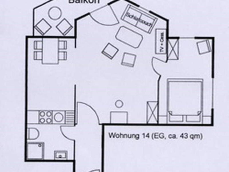 Apartment with Balcony image 2