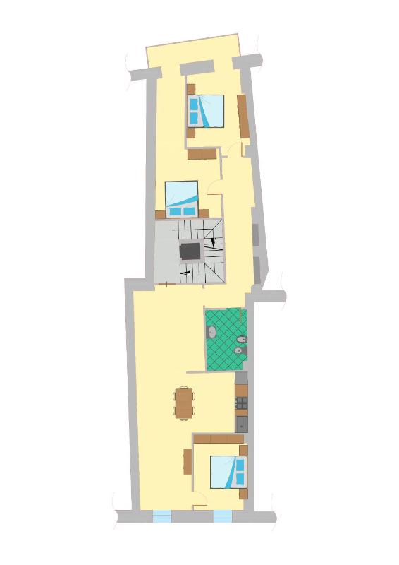 Three-Bedroom Apartment image 2