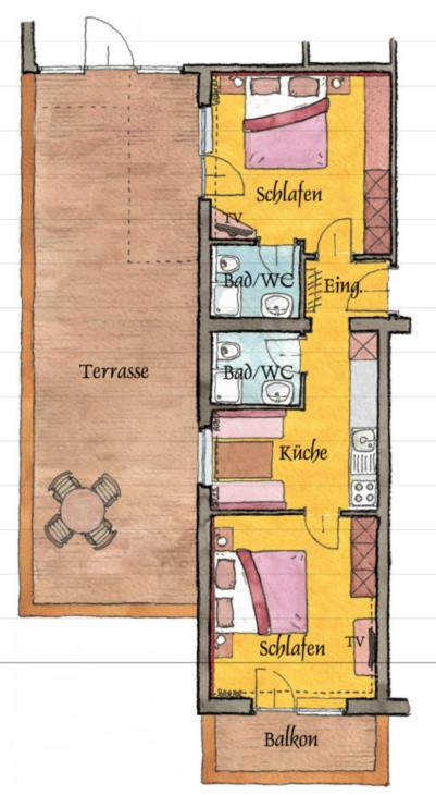Apartment with Terrace image 4