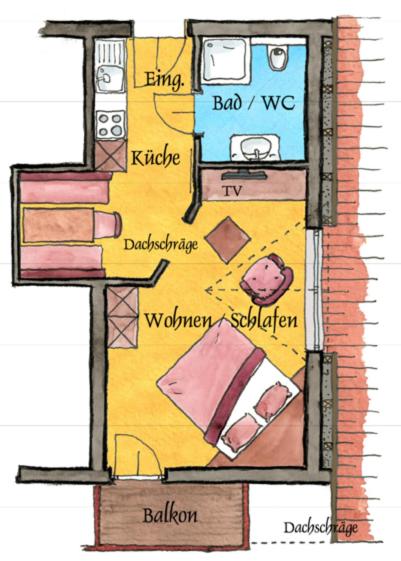 Apartment with Balcony image 3
