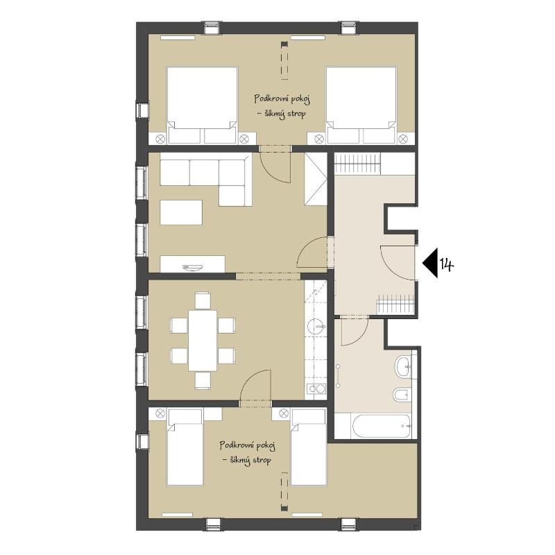 Two-Bedroom Apartment (6 Adults) image 3