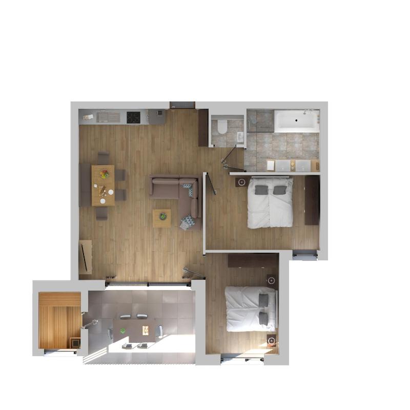 Two-Bedroom Apartment image 3