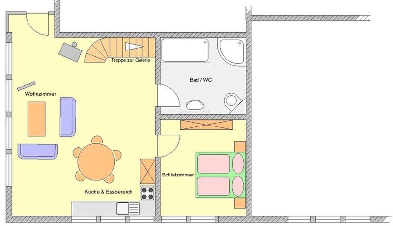 Studio Apartment with Balcony image 3