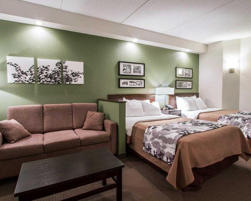 Suite with Two Double Beds - Non-Smoking with Sofabed image 3