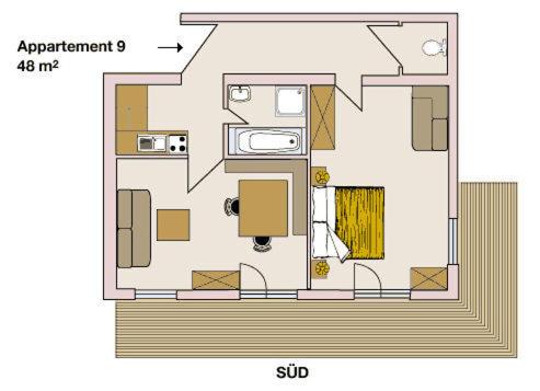 Comfort One-Bedroom Apartment image 1