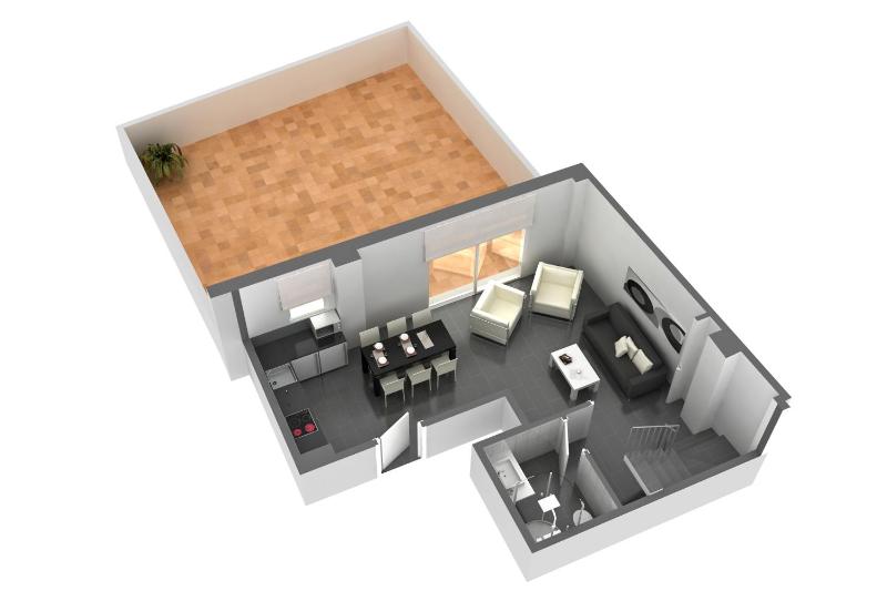 Three-Bedroom Duplex Apartment with Terrace (3-6 Adults) image 2
