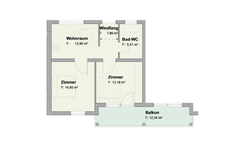 Two-Bedroom Apartment image 4