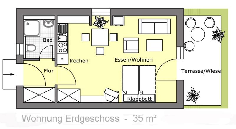 Comfort Apartment with Terrace image 2