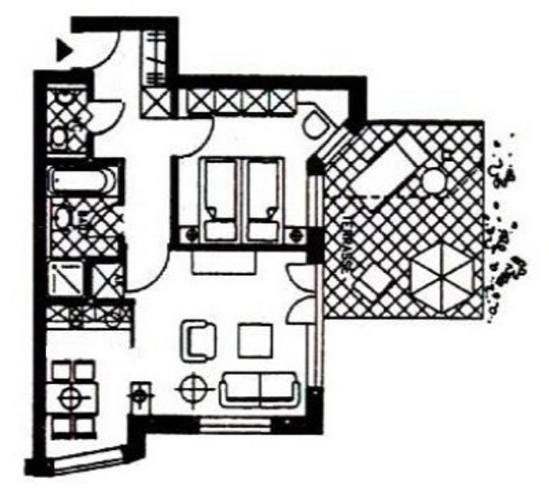Apartment with Terrace and Mountain View image 3