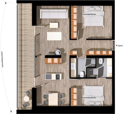 Apartment with Mountain View image 2