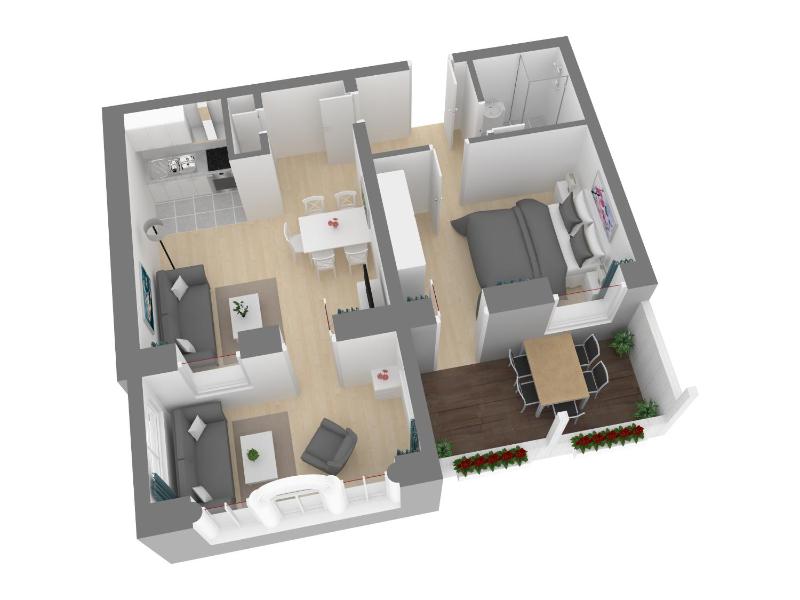 Apartment with Balcony image 2