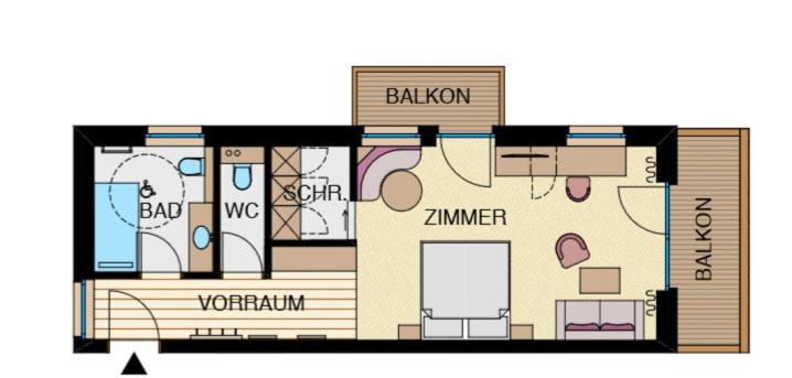 Deluxe Double Room with Balcony image 2